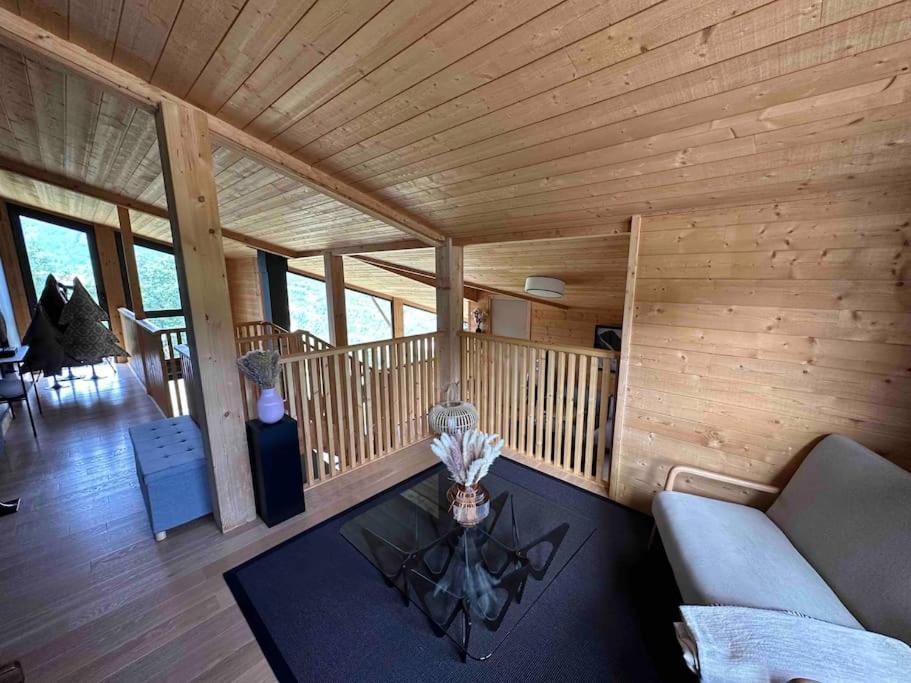 Chalet D'Architecte Avec Vue Panoramique Allos Exteriör bild