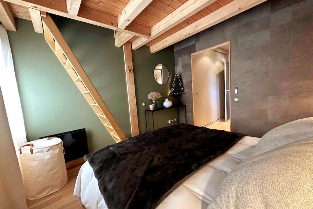 Chalet D'Architecte Avec Vue Panoramique Allos Exteriör bild