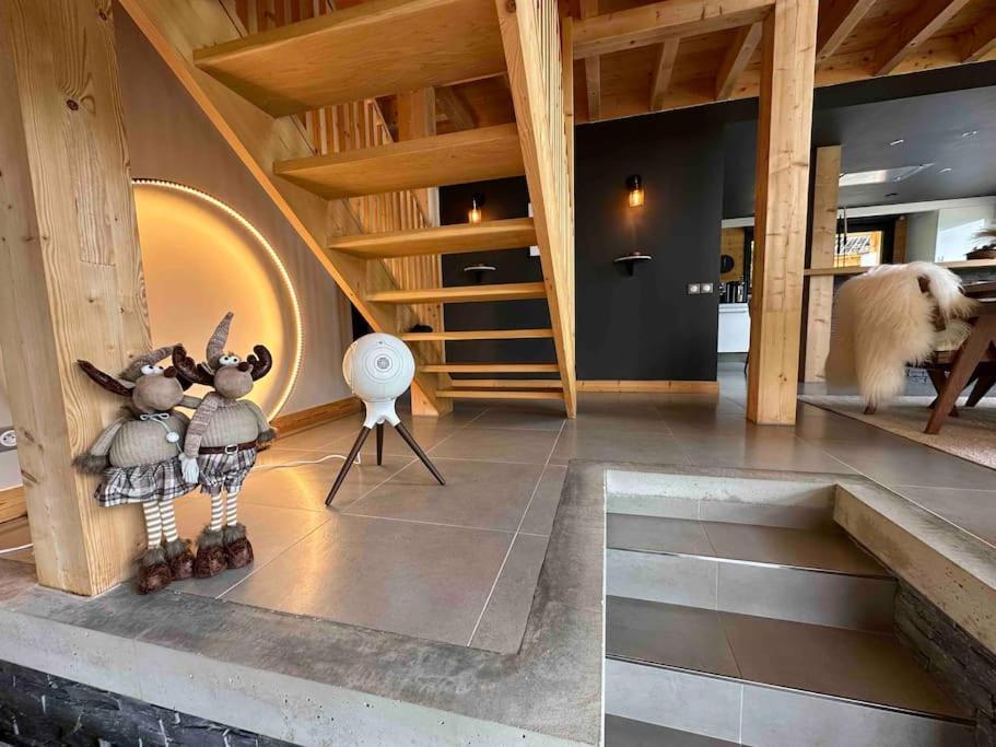Chalet D'Architecte Avec Vue Panoramique Allos Exteriör bild