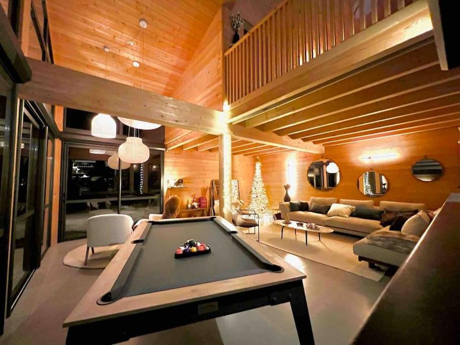 Chalet D'Architecte Avec Vue Panoramique Allos Exteriör bild