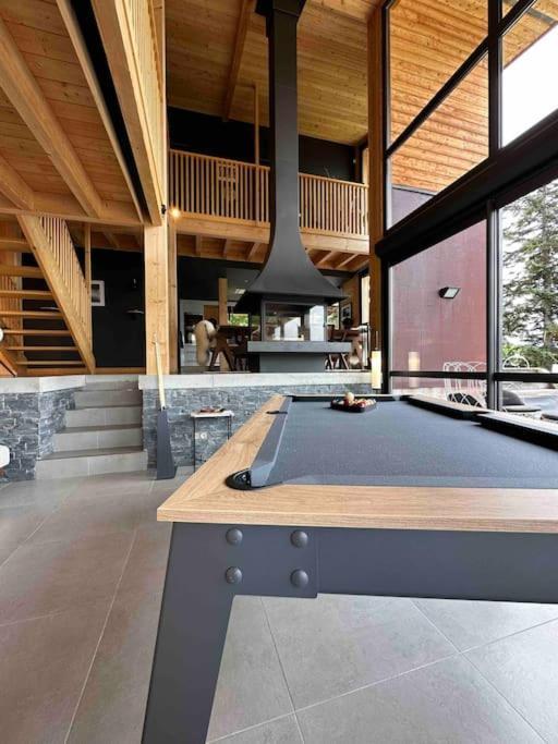 Chalet D'Architecte Avec Vue Panoramique Allos Exteriör bild