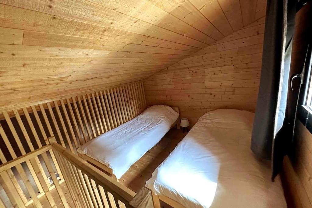 Chalet D'Architecte Avec Vue Panoramique Allos Exteriör bild