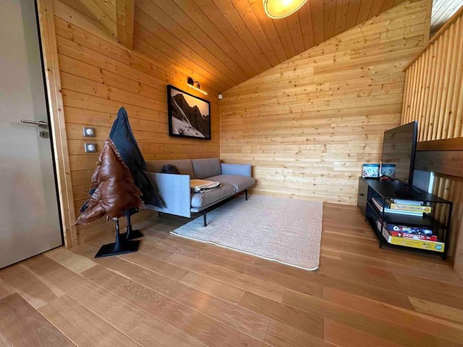 Chalet D'Architecte Avec Vue Panoramique Allos Exteriör bild