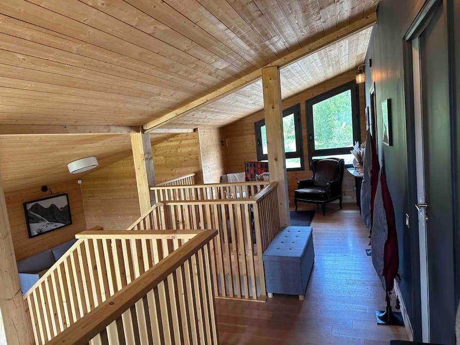 Chalet D'Architecte Avec Vue Panoramique Allos Exteriör bild